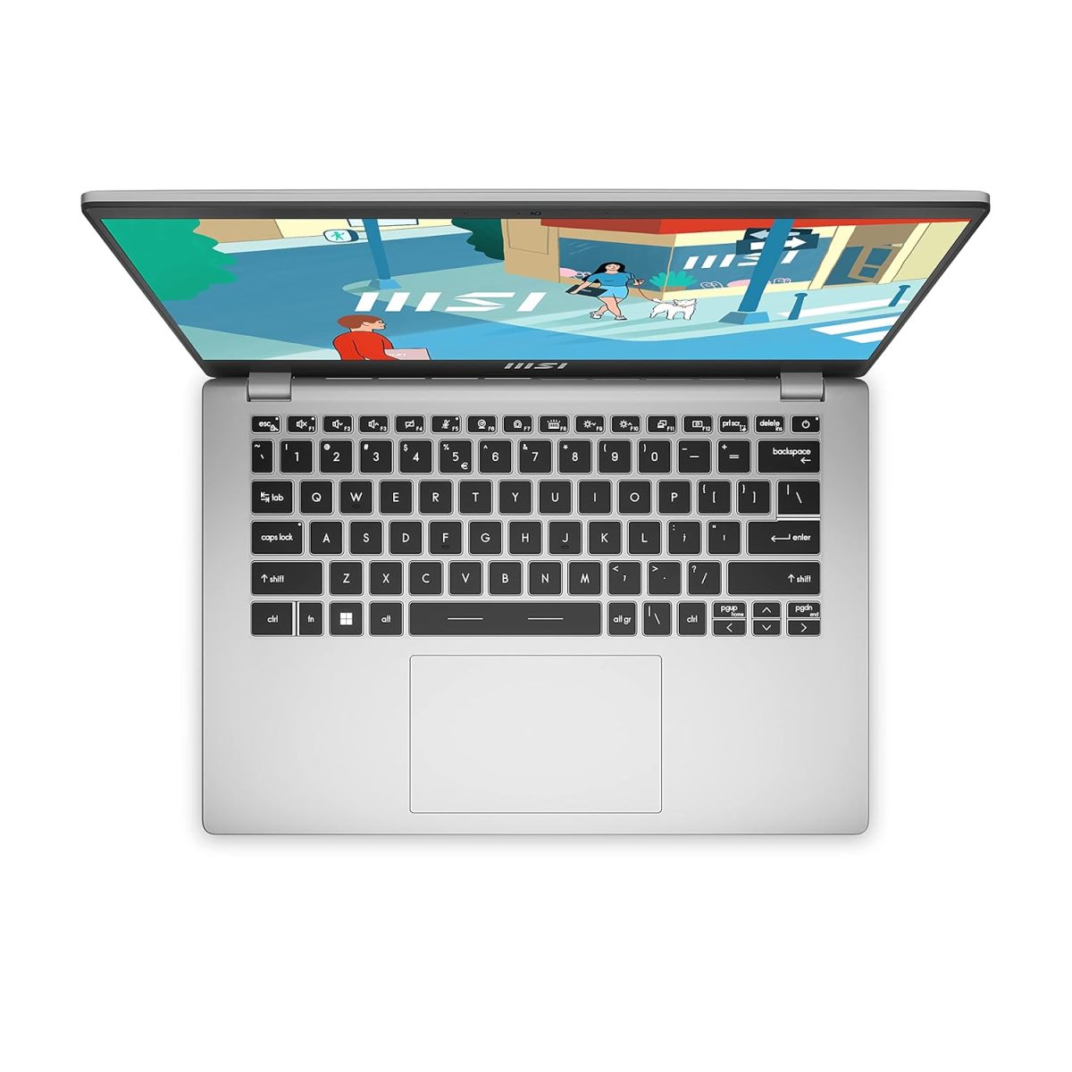 MSI Modern 14, Intel 13th Gen. i3-1315U, 36CM FHD 60Hz Laptop (8GB/512GB NVMe SSD/Windows 11 Home/Intel UHD Graphics/Urban Silver/1.4Kg), C13M-438IN - Image 9