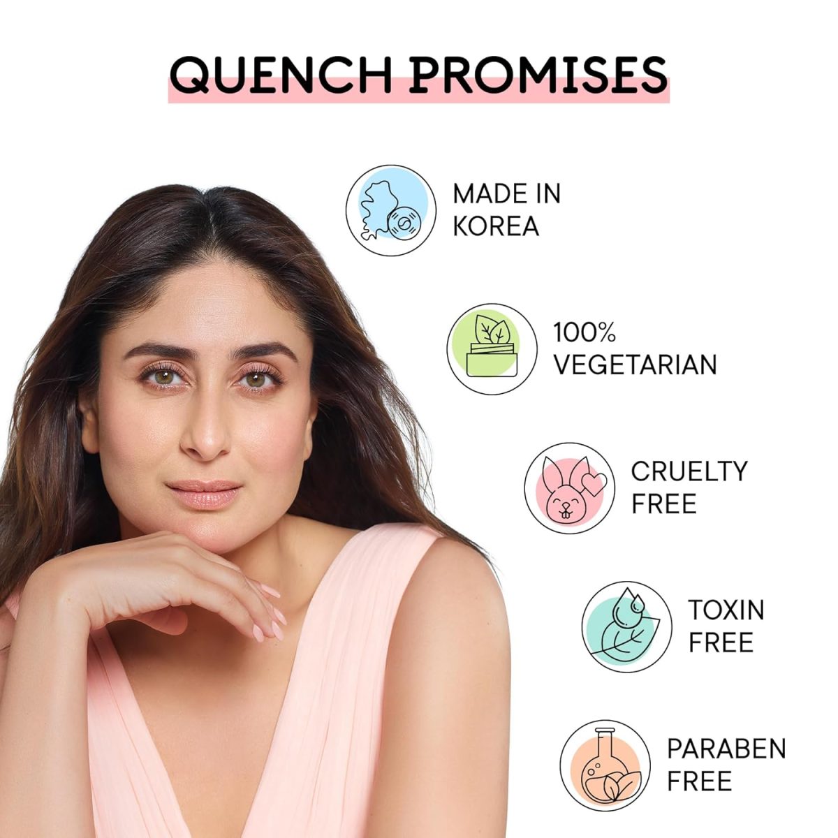 QUENCH BOTANICS Brightening Natural Cream Concealer With Rice Water & Aloe Vera | For All Skin Types Conceals Dark Circles & Brightens Under Eyes | Made In Korea (Medium), 10Ml - Image 3