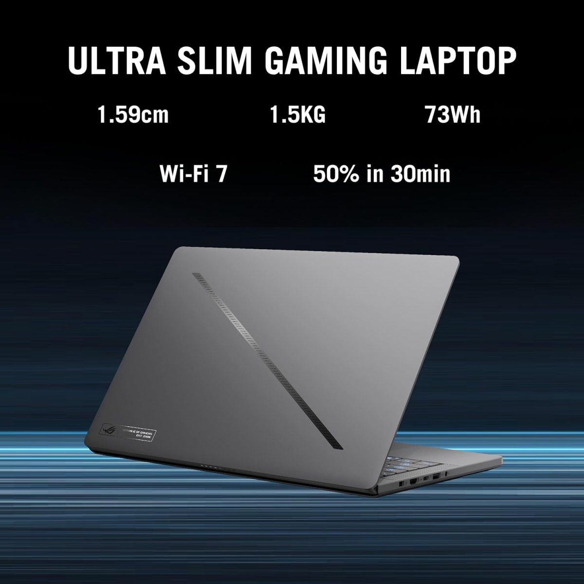 ASUS ROG Zephyrus G14,AMD Ryzen 9 270, Gaming Laptop(RTX 5060-8GB/90W TGP/16GB/1TB/3K OLED/14/120Hz/73WHrs/Windows 11/M365 Basic (1Year)*/Office Home 2024/Eclipse Gray/1.5 Kg) GA403UM-QS007WS - Image 4