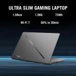 ASUS ROG Zephyrus G14,AMD Ryzen 9 270, Gaming Laptop(RTX 5060-8GB/90W TGP/16GB/1TB/3K OLED/14/120Hz/73WHrs/Windows 11/M365 Basic (1Year)*/Office Home 2024/Eclipse Gray/1.5 Kg) GA403UM-QS007WS - Image 4