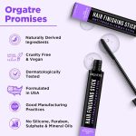 ORGATRE Frizz Free Hair Finishing Stick – Anti‑Frizz Hair Wax Wand for Flyaways, Non‑Sticky, Non‑Greasy Hold, Baby Hair Control & Edge Tamer, Rosemary Infused 15 ml - Image 5