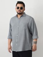 Urbano Plus Men's Linen Blend Full Sleeve Relaxed Fit Casual Solid Shirt - Image 2