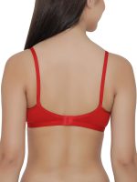 Clovia Women's Cotton Blend Pack of 3 Full Coverage Non Padded Wirefree Full Cup Bra (Combrc155_Multi-Coloured_36C) - Image 2