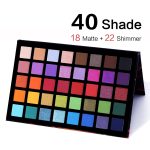 UCANBE Cosluxe Ucanbe Spotlight Eyeshadow Palette, Professional 40 Color Eye Shadow Matte Shimmer Makeup Pallet Highly Pigmented Colorful Powder Long Lasting Waterproof Eyeshadow Palette - Multicolor - Image 2