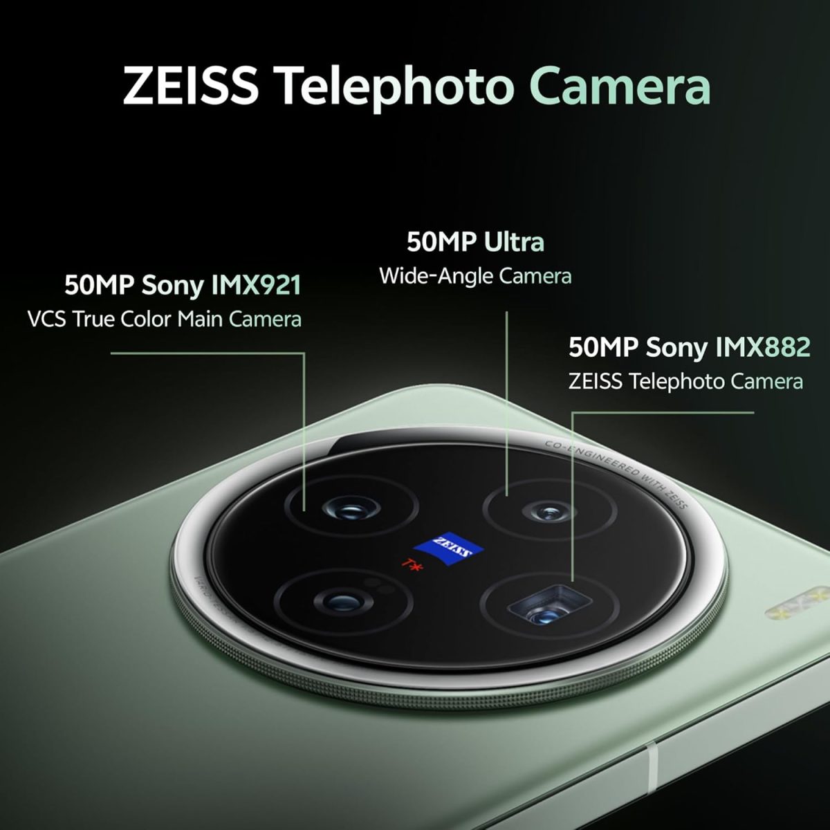 Vivo X200 5G (Cosmos Black, 16GB RAM, 512GB Storage) with No Cost EMI/Additional Exchange Offers - Image 2
