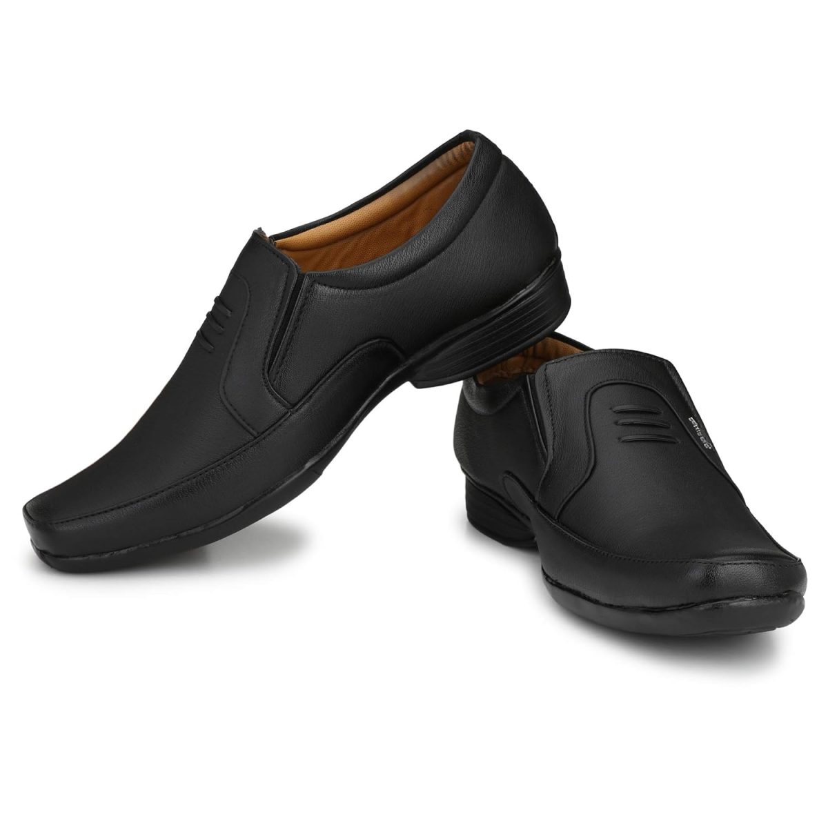 Stylelure Men's Synthetic Leather Black Formal Shoes for Men - Image 5