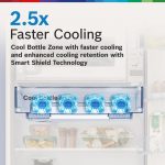 Bosch Single Door Refrigerator 226L Inverter Direct Cool (CST22W33PI,Feather Wine) - Image 3