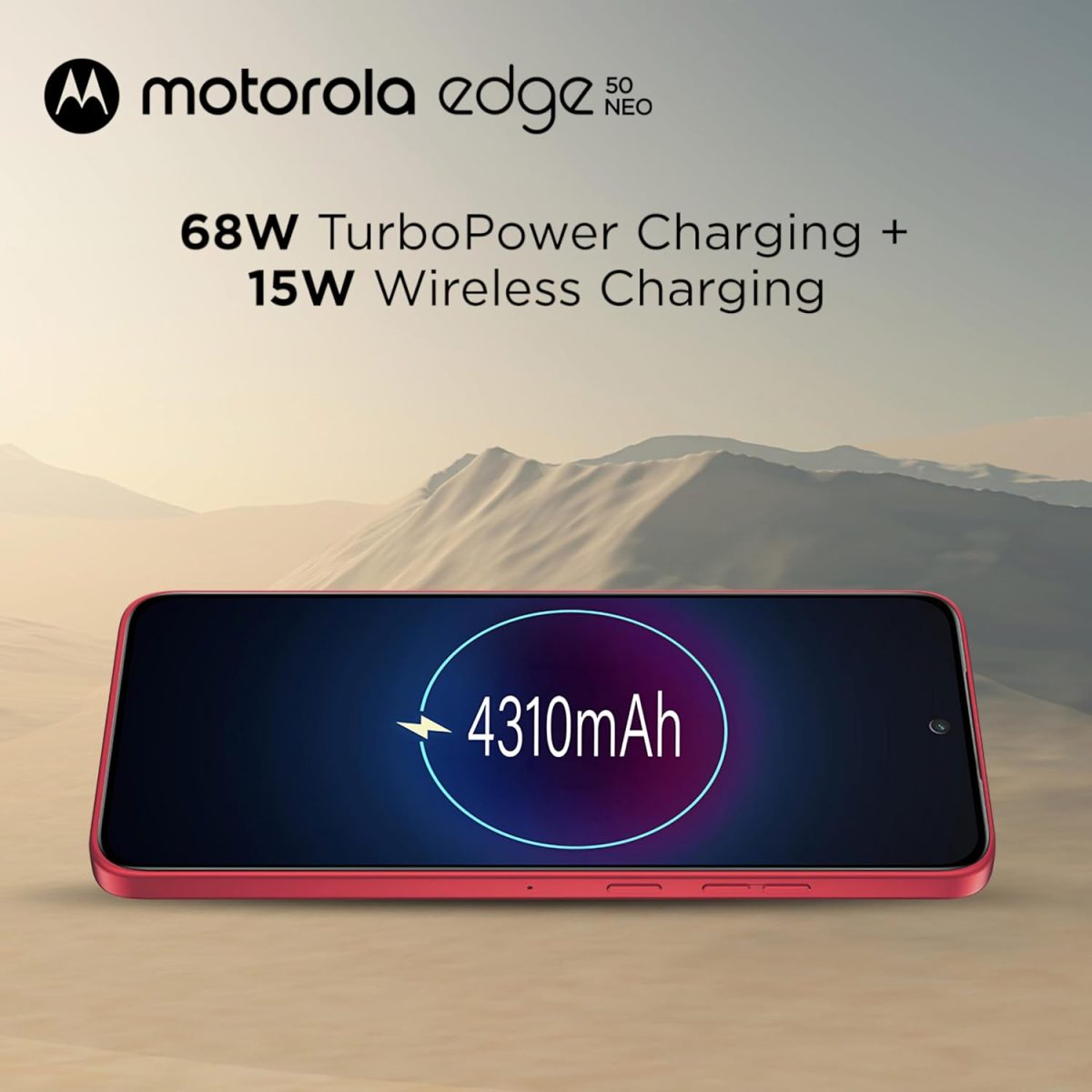 Motorola Edge 50 Neo 5G (Pantone Poinciana, 8GB RAM, 256GB Storage) - Image 12