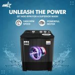 OG Star 7.5 kg Semi-Automatic Top Load Washing Machine (OSA7500/Black & Grey/2025) - Image 2