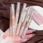 Gege Bear Magic Liquid High-Light Pen | Glitter Shimmer Stick for Eyes, Face & Body | Long-Lasting Waterproof Glow | Sparkly Makeup Pen for Dewy, Diamond-Like Finish (01#SILVER GREY, 2g)