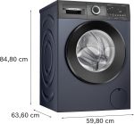 Bosch 7 kg 5 Star Fully-Automatic Front Loading Washing Machine (WGA12208IN, Black Grey,Anti Wrinkle, In-Built Heater) - Image 4