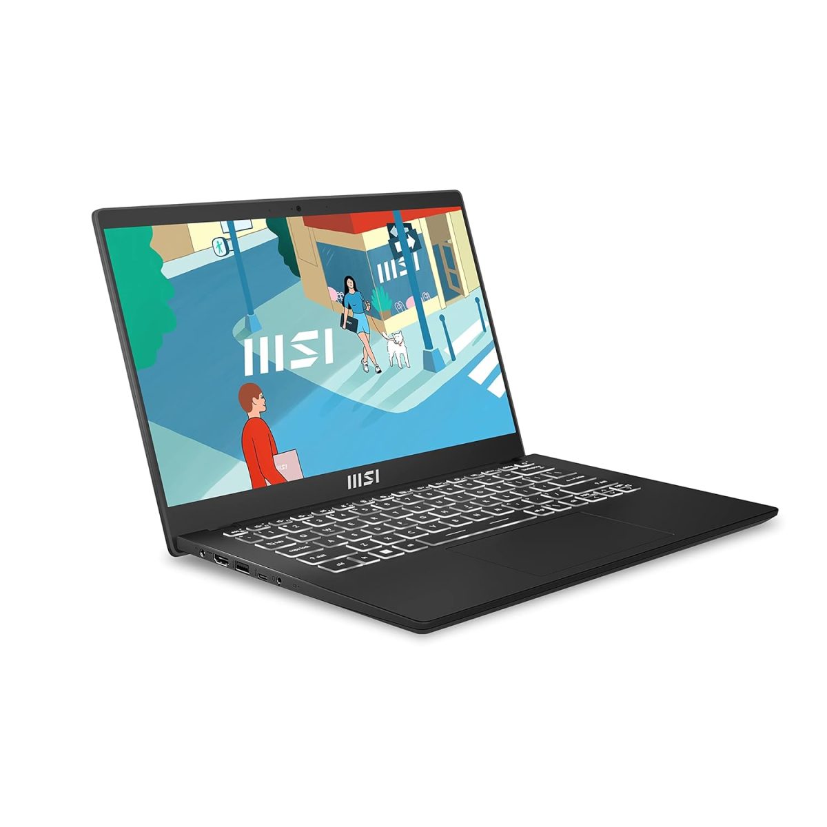 MSI Modern 14, Intel 13th Gen. i5-1335U, 36CM FHD 60Hz Laptop (16GB/512GB NVMe SSD/Windows 11 Home/Iris Xe Graphics/Classic Black/1.4Kg), C13M-436IN - Image 9
