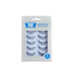 Uroparis 52 Eyelashes for Women — Pack of 5 Tapered Handmade Eye Lashes | Lightweight False Lashes with Premium Virgin Hair | Invisible Band | For Glam Look & Enhance Beauty (Black) - 5 Pair
