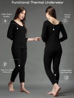 FF Winter Wear Thermal Upper Vest and Bottom Lower Warmer Combo for Women Long Johns Underwear Set - Image 3