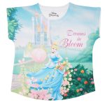 Disney Princess by Wear Your Mind Girl's Plain Regular fit Shirt (DPS0030_Multicolored3 4-5 Years)