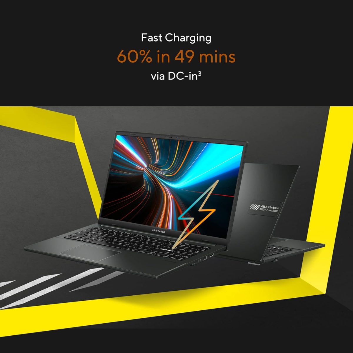 ASUS Vivobook Go 15 (2023), AMD Ryzen 3 7320U, 15.6-inch (39.62 cm) FHD, Thin & Light Laptop (8GB/512GB SSD/Windows 11/Office 2021/Alexa Built-in/Mixed Black/1.63 kg), E1504FA-NJ322WS - Image 2