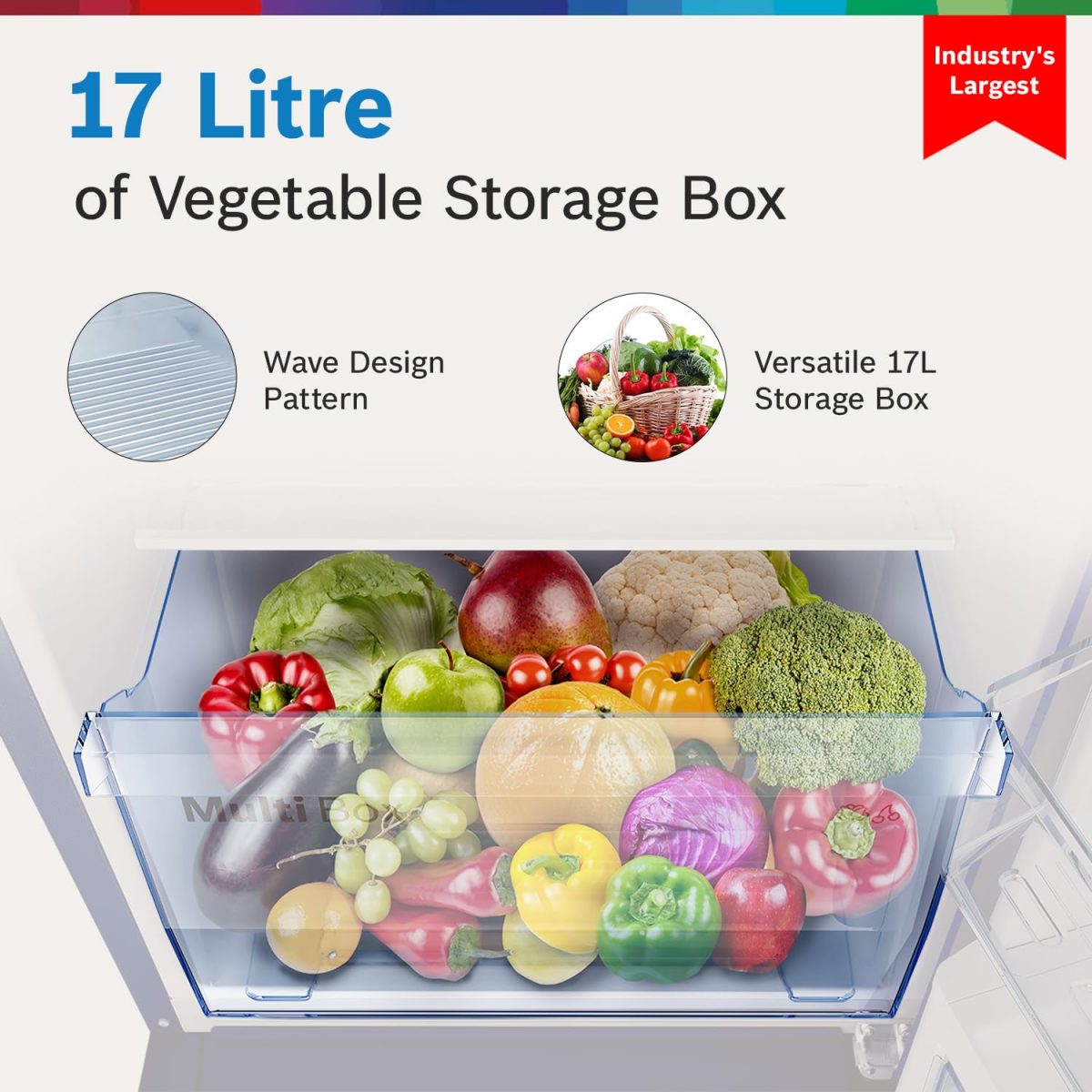 Bosch Single Door Refrigerator 226L Inverter Direct Cool (CST22W33PI,Feather Wine) - Image 7