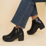 XE Looks 100% Vegan Leather Trendy & Attractive Boots for Women - Image 4
