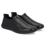 Blue Leather By Centrino Genuine Leather Men's Formal Slip on Loafers |Comfort Trendy Non Lace-Up Design |Flexible Mocassins |Leather with Anti-Skid Sole |Perfect for Office Wear & Formal Dress (3997) - Image 3