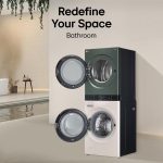 LG WashTower 13 Kg /10 Kg with AI Direct Drive & DUAL Inverter Heat Pump, Fully Automatic Front Load Washing Machine and Dryer (FWT1310BG) with Wi Fi & Central Control Panel Natural Beige & Green - Image 16