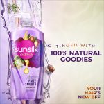 Sunsilk Argan Oil & Rosemary Frizz Smooth Oil Blends Shampoo | for Frizzy Hair | with No Added Parabens | 700 ML - Image 3