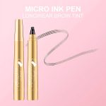 HOYECL Waterproof Eyebrow Pencil-Black,Long Lasting Brow Pencil Eyebrow Pen With 4 Tip, Hair-Like Effect Precise Brow Pen for Eyebrow Make Up,Easy to Use and Remove - Image 7
