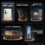 Lava Blaze 3 5G (Glass Blue, 6GB+128GB) | Segment's Fastest 5G Smartphone | Dimensity 6300 Processor | 90Hz Display | 50MP+2MP AI Camera with Vibe Light | 5000 mAh | Special Discount on All Banks - Image 6