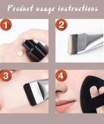 2 Pcs Foundation Brushes for Makeup, Foundation Brush, Makeup Brush Ultra Thin Straight Line Foundation Flat Head Facial Mask No Trace No Powder Concealer - Image 4