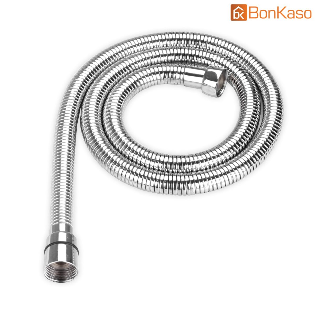 BonKaso Stainless Steel Rust Free Flexible For Health Faucet Hand Showers Hose Pipe Lenght 1M Extension Upto 1.5M - Image 2