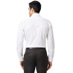 Raymond Men's Pure Cotton Print Pattern Slim Fit Semi Cutaway Collar Full Sleeve Formal Shirt - Image 4