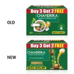 Chandrika Ayurvedic Soap Classic| Handmade Soap for Naturally Radiant Skin| For All Skin Types| 125g (Pack of 3) + 2x125g Soap Free - Image 3
