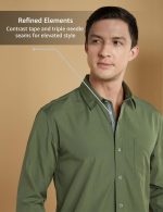 Symbol Premium Men's Casual Cotton Poplin Shirt (Regular Fit) - Image 4