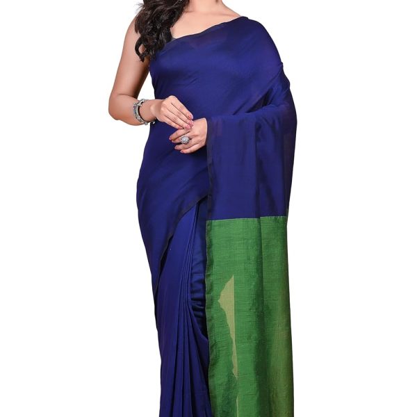 T.J. SAREES Unleash Your Inner Diva with our Sarees for cotton sarees for women Purecotton saree for puja occasion and Plain Pure Cotton Sarees for Trendsetting Women (Pack Of 1)