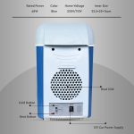 Robustt Mini Refrigerator - Frost Free Compact And Portable With 7.5 Liter Capacity, Food Grade, Low Noise And Thickened Inner Liner, Suitable For Car Use (Pack Of 2) Blue - Image 4