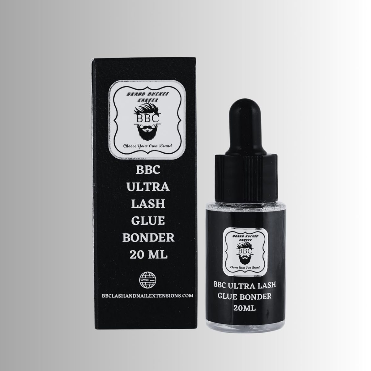 BBC Ultra Lash Bonder – 20ml | Lash Extension Sealant for Long Retention | Fast 3-Minute Curing | Waterproof, No Fume, Oil-Resistant | Professional Use for Classic & Volume Lashes
