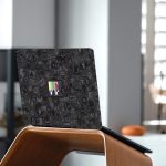 ISEE 360® Black n White Laptop Skin Vinyl Stickers for All Laptop Multicolour Size L X H 16 X 11 Inch - Image 8