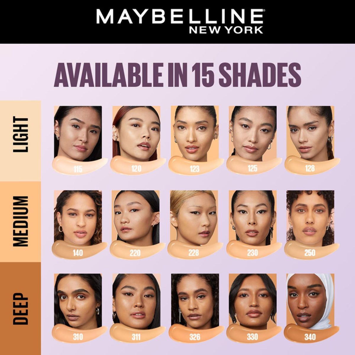 Maybelline New York Super Stay Lumi Matte Liquid Foundation, 30 HR Long Lasting - 311, 35 ml - Image 8