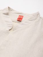 Cottinfab Women Beige Lightweight Open Front Casual Blazer - Image 2