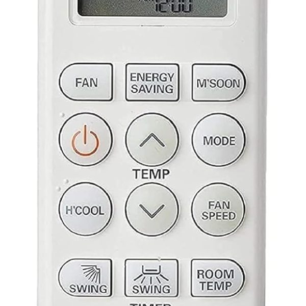 5 Years Warranty Air Conditioner Remote Compatible for LG Split AC Remote Control [ Compatible for Lg Ac Remote ] [ AC-36I ], White