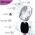 B-BUCKET Silicone Body Scrubber,Shower Scrubber for Nourishing Cleaning & Exfoliating Your Skin Lather Boosting Bristles with Ergonomic No-Slip Handle, Body Exfoliator for Men and Women bath brush - Image 5