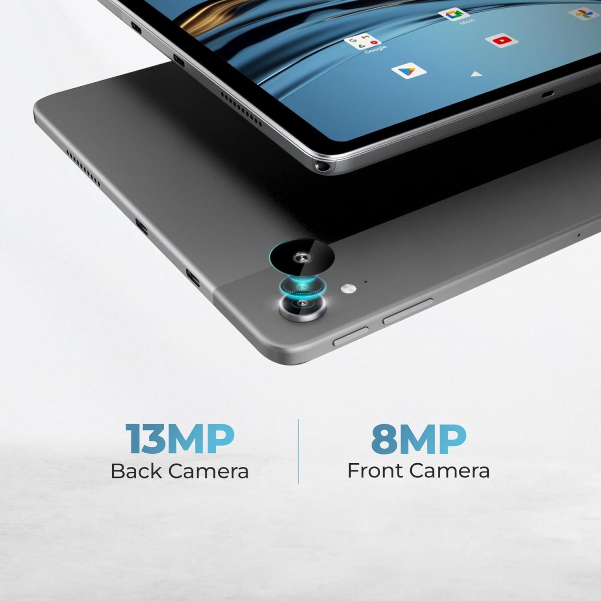 IRA Duo Pro 5G | 12" Tablet + Keyboard + Stylus Pen | 8GB RAM 128GB ROM | Wi-Fi + 5G | 2.2Ghz Octa-Core Processor | Accessories (Adapter, USB Cable, Carry Case, Ear Phone) - Image 6