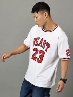 RodZen Oversized Pure Cotton Round Neck Printed Loose Fit T-Shirt for Men - Image 4