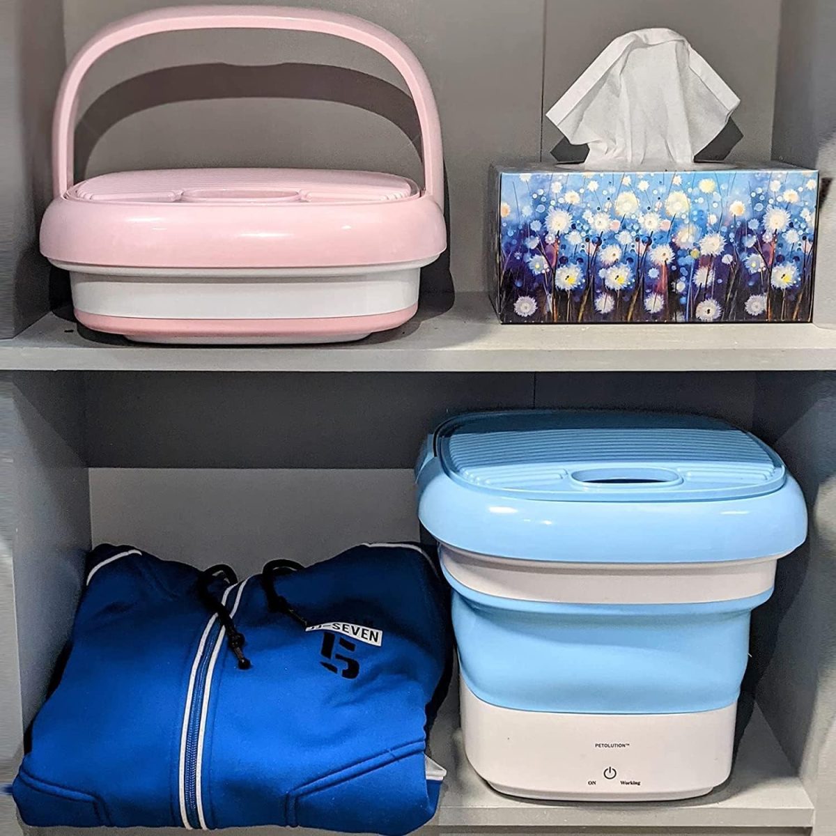 SeMi AuToMaTiC FoLdInG 9L SmAlL MiNi WaShInG MaChInE WiTh DrYeR DeEp CLeAnInG FoR UnDeRwEaR WaShINg MaChInE SeMi AuToMaTiC A11 - Image 4