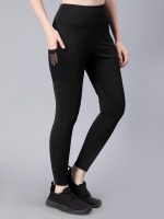 Cosvos Activewear Leggings, Tights for Women | Squat Proof | Buttery Soft Fabric | Ankle Length | Sports Fitness | Polyester Leggings Tights with Pockets - Image 4