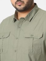 Urbano Plus Men's Cotton Full Sleeve Regular Fit Casual Solid Shirt - Image 6