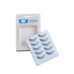 Uroparis 52 Eyelashes for Women — Pack of 5 Tapered Handmade Eye Lashes | Lightweight False Lashes with Premium Virgin Hair | Invisible Band | For Glam Look & Enhance Beauty (Black) - 5 Pair - Image 4