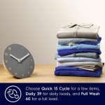 Electrolux 9kg 5 Star Fully Automatic Front Load Washing Machine with UltraMix, Full Load Vapour Wash for Sustainable Clothing, Hygienic Care, EcoInverter, Dark Silver, UltimateCare 500, EWF9024R5SB - Image 9