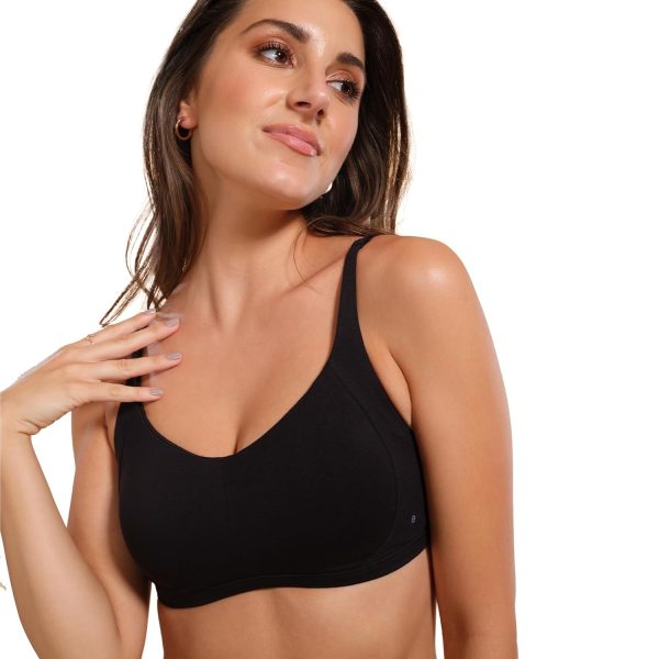 Enamor Innovations Intellifresh Antimicrobial Cotton Women's Everyday Minimizer T-Shirt Bra - Padded with Fixed Cups, Wirefree, Full Coverage - A058