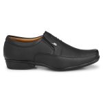 Stylelure Men's Synthetic Leather Black Formal Shoes for Men - Image 3