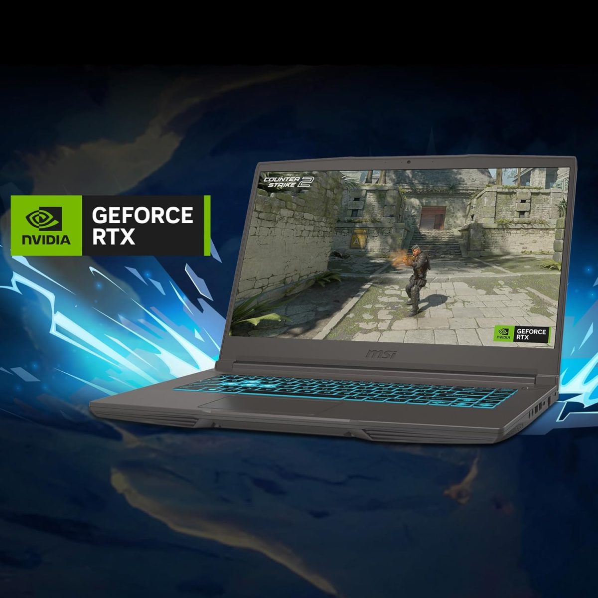 MSI Thin 15, Intel 12th Gen. i7-12650H, 40CM FHD 144Hz Gaming Laptop (16GB/512GB NVMe SSD/Windows 11 Home/Office 2021/NVIDIA GeForce RTX 3050, GDDR6 4GB/Cosmos Gray/1.86Kg) B12UC-2240IN - Image 3